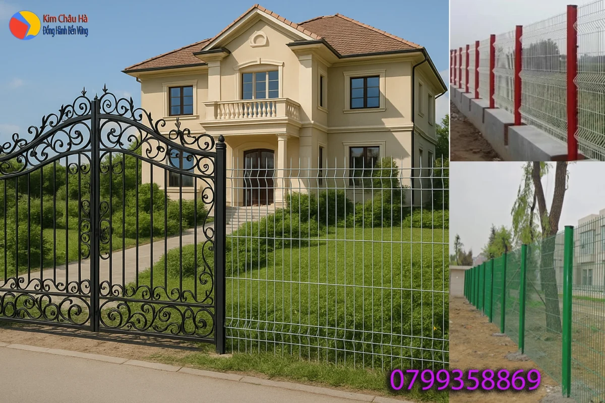Lưới thép hàng rào mạ kẽm tại Kon Tum – Giải pháp bền đẹp, an toàn và tiết kiệm