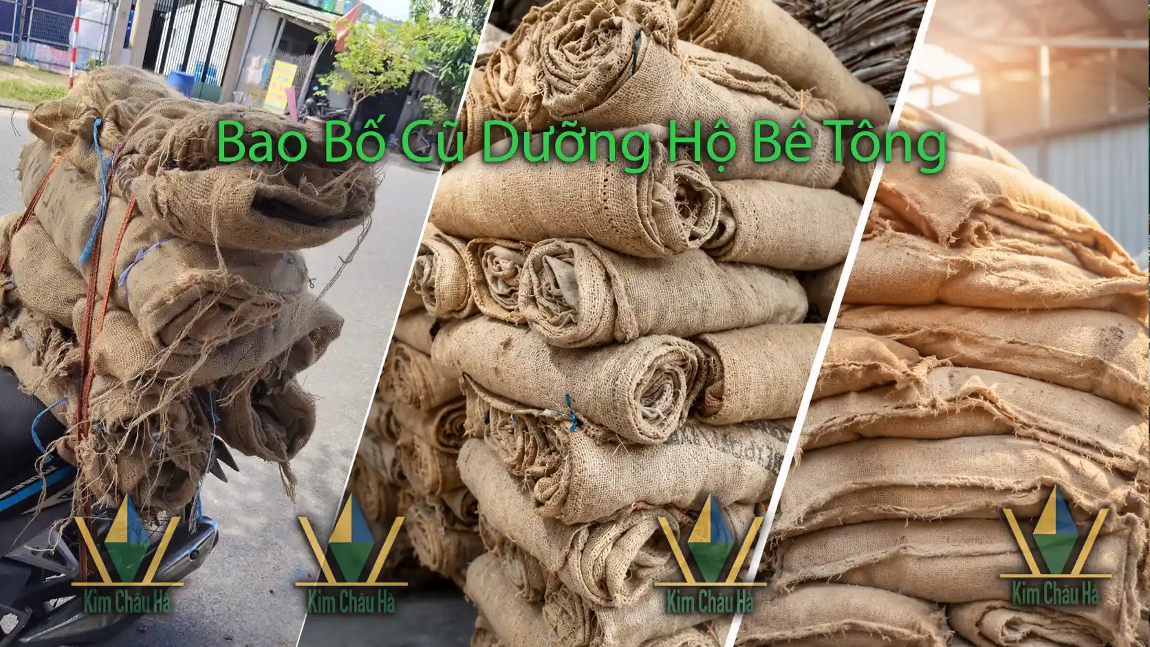 Bao bố cũ công trình tại Đà Nẵng chuyên dùng dưỡng hộ bê tông, phủ sàn và che vật liệu. Giải pháp tiết kiệm chi phí cho nhà thầu thi công.