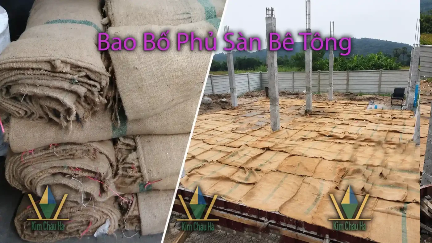 Bao Bố Giữ Ẩm Bê Tông giúp dưỡng hộ bề mặt hiệu quả, hạn chế nứt sàn bê tông do mất nước. Giải pháp được nhiều công trình tại Đà Nẵng sử dụng.
