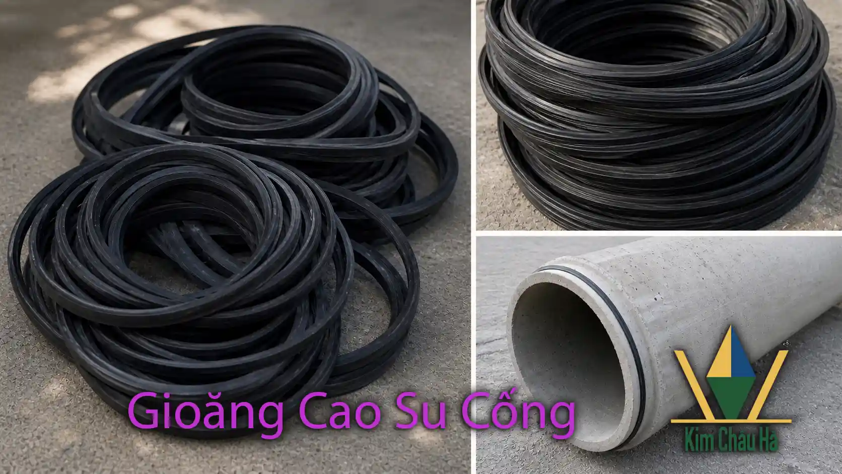 Gioăng cao su cống tại Gia Lai cận cảnh sản phẩm cao su dùng cho cống bê tông
