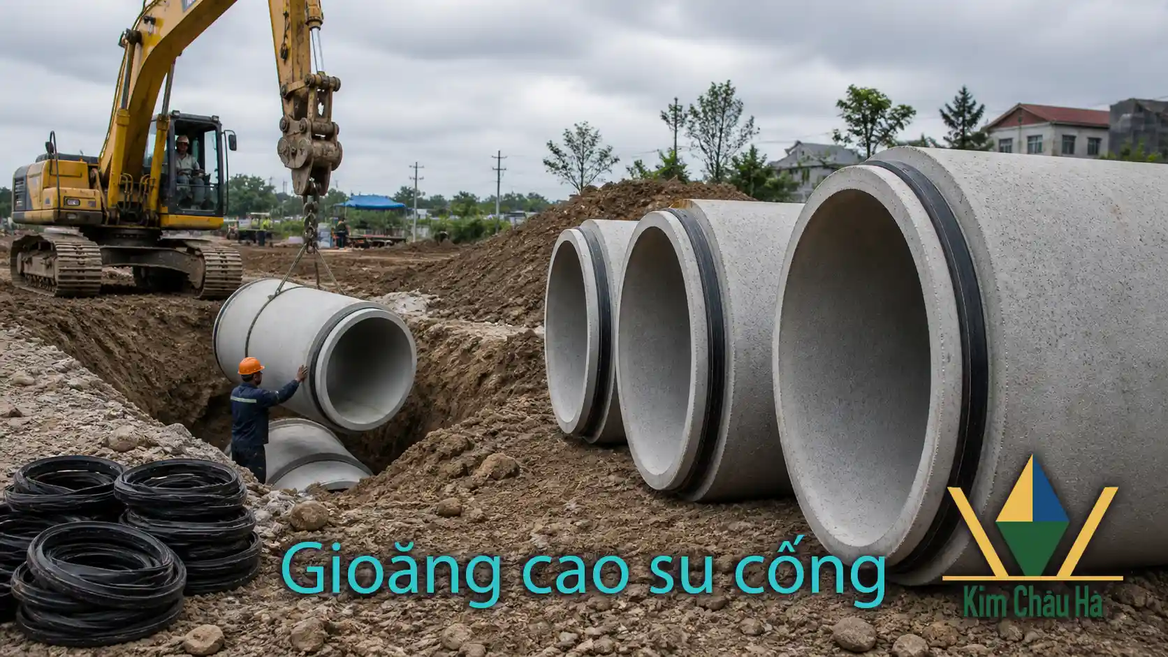 Gioăng cao su cống tại Gia Lai thi công thực tế công trình thoát nước
