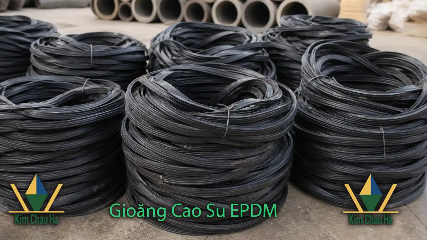 Gioăng Cao Su EPDM tại Dung Quất ứng dụng trong hệ thống cống bê tông thực tế